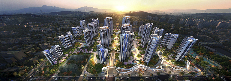 미아9-2구역 재건축사업지 조감도 미아9-2구역 재건축사업지 조감도